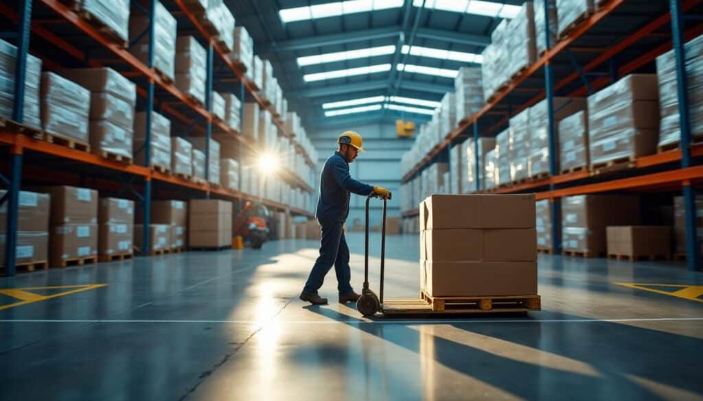 Le rôle du palan dans le transport au sein d’un entrepôt industriel