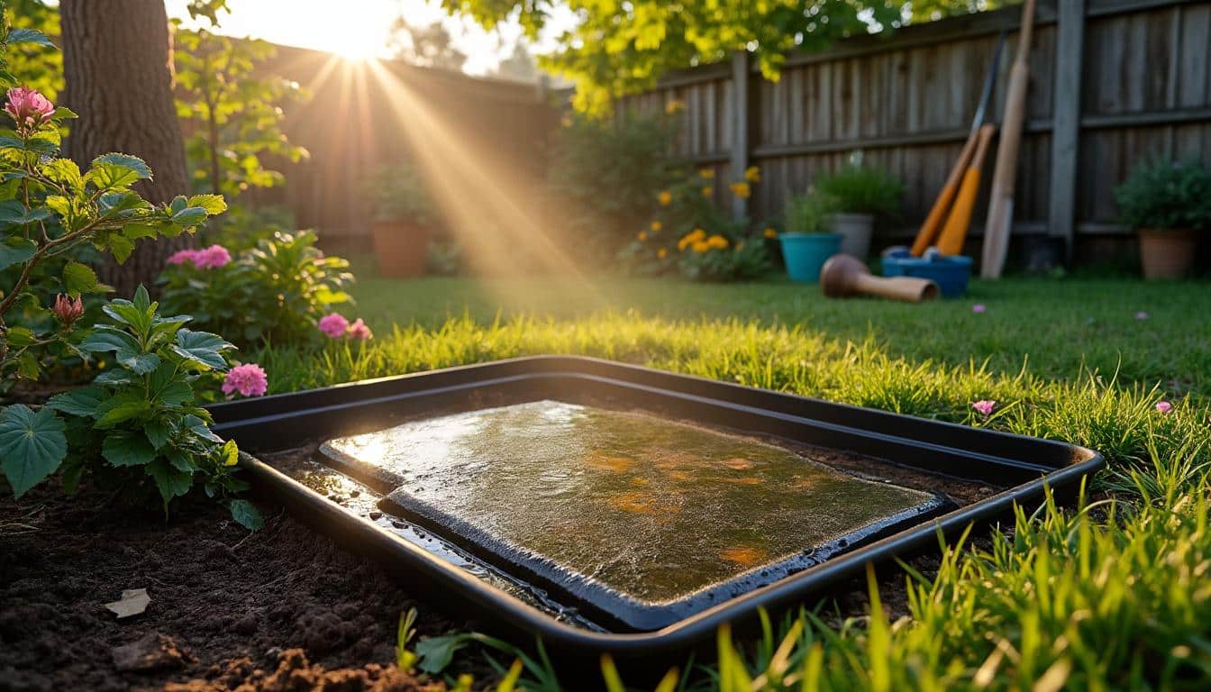 Illustration: Comprendre le principe d’un conteneur partiellement enfoui dans le sol