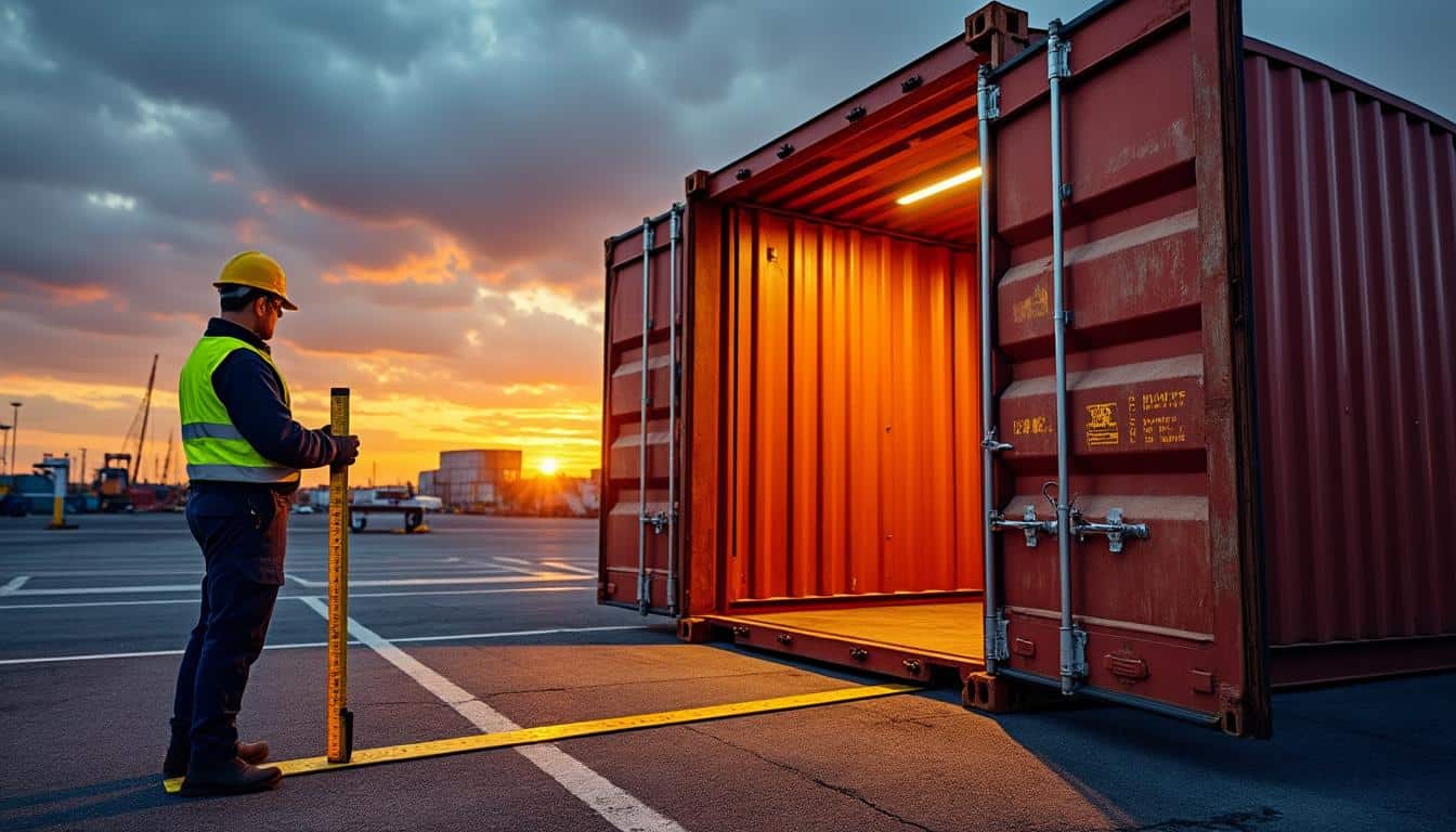 Illustration: Comprendre les dimensions et caractéristiques du container de 40 pieds