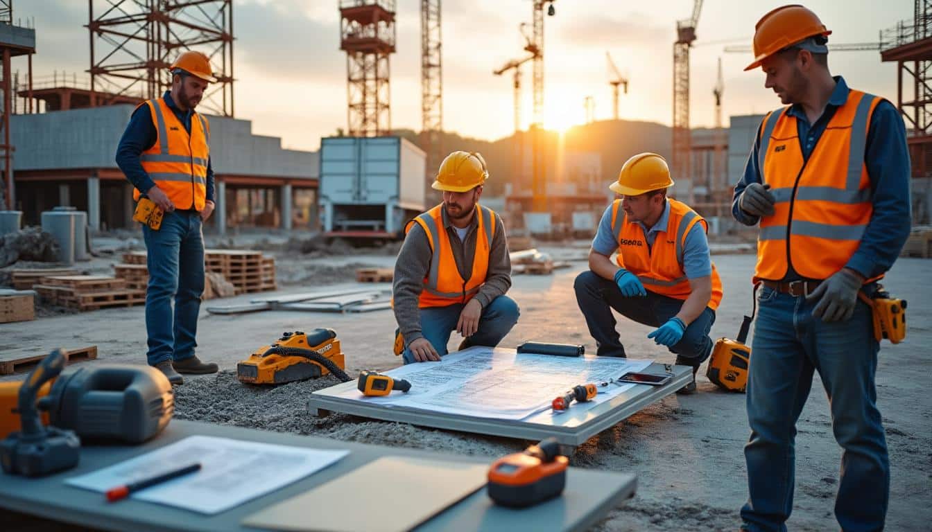 Illustration: Les équipements indispensables pour équiper efficacement un chantier