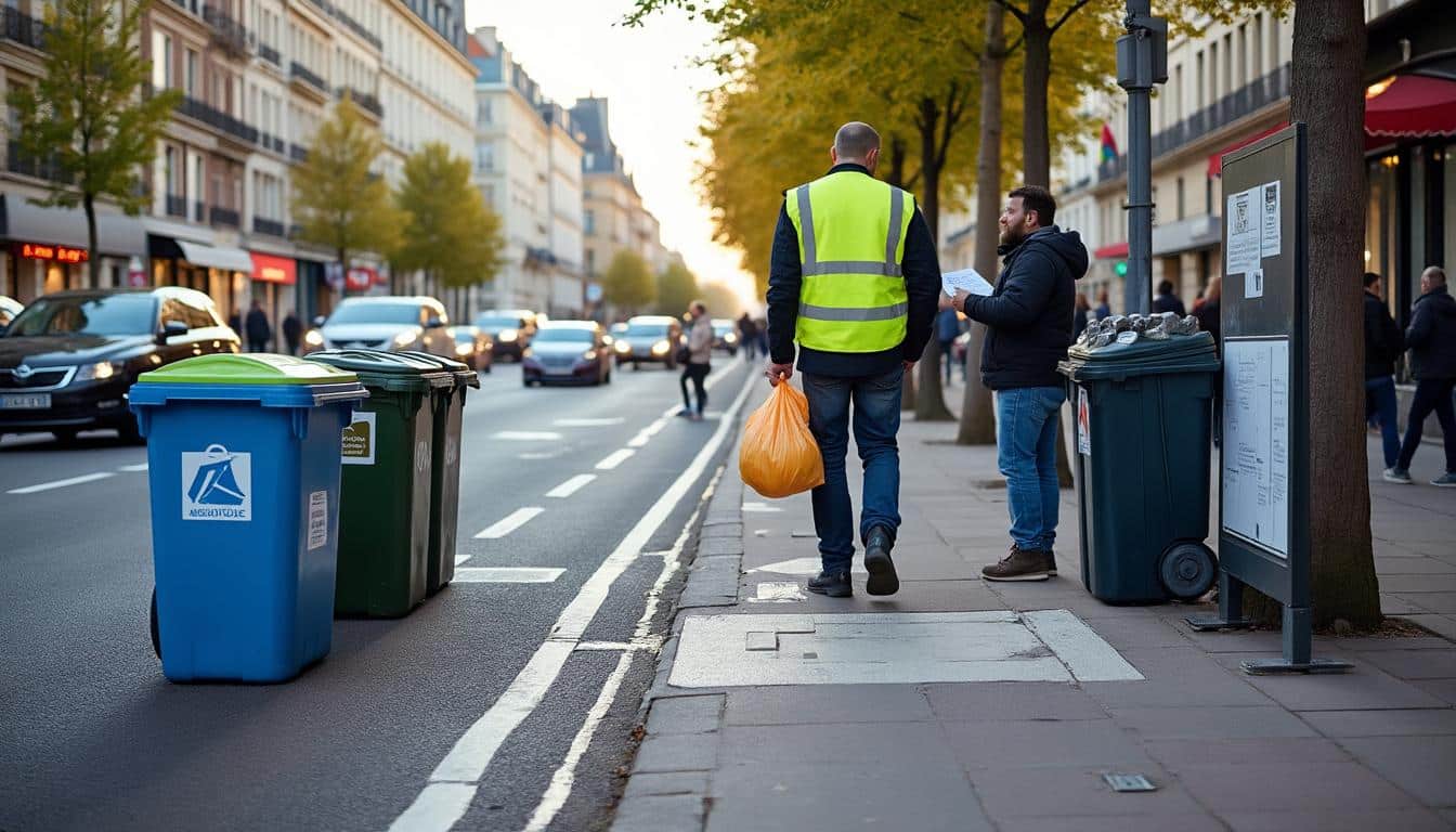 Illustration: Comprendre la réglementation autour des poubelles sur la voie publique