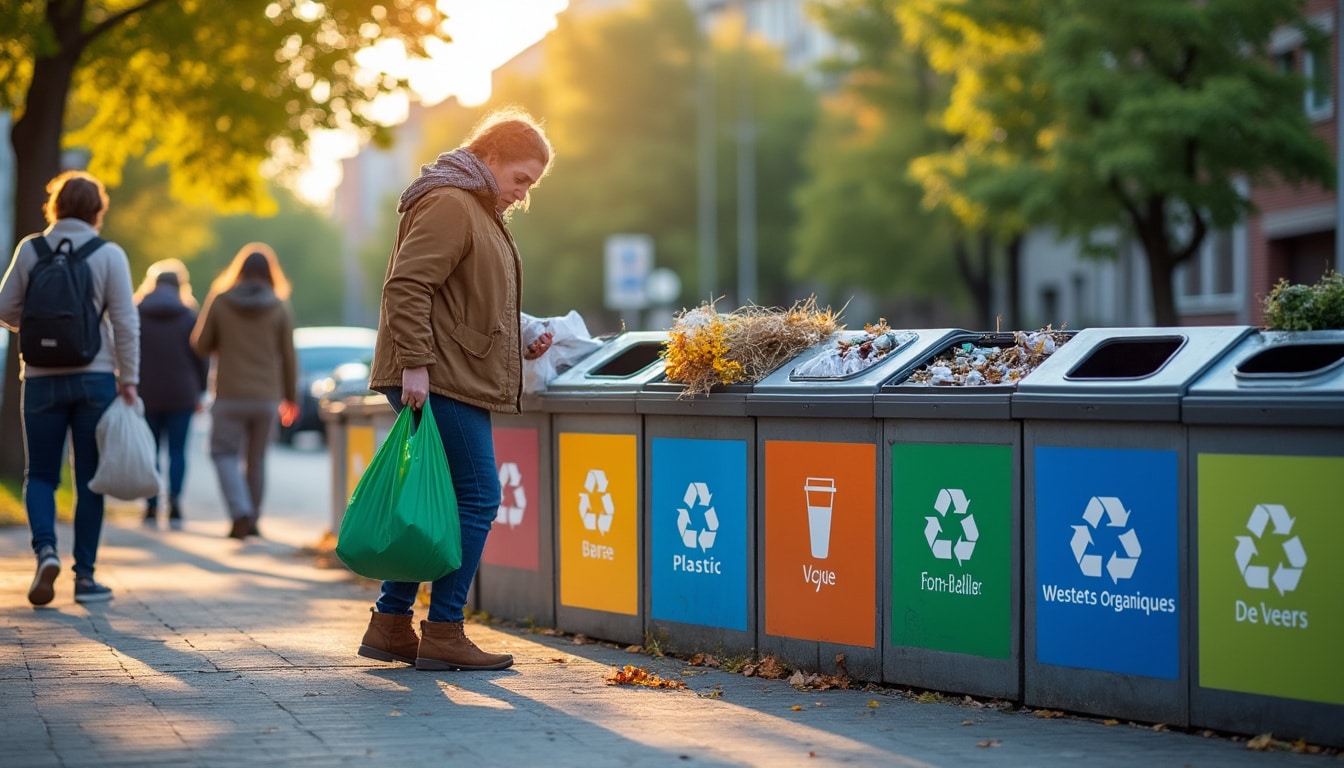 Illustration: Les différentes solutions pour organiser efficacement le tri des déchets
